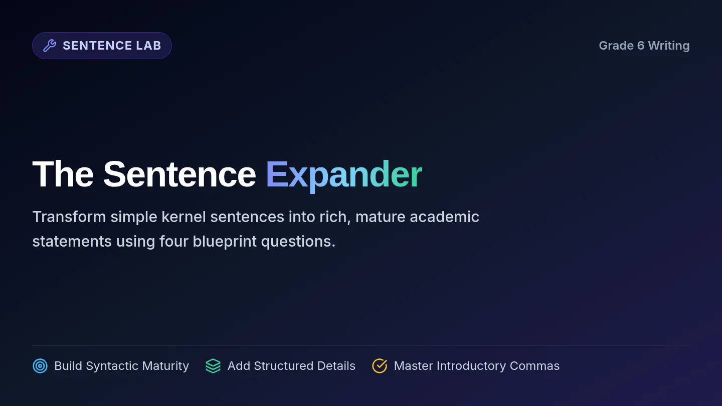 Sentence Expander Slides
