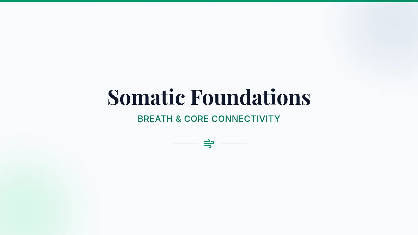 Somatic Foundations Slides