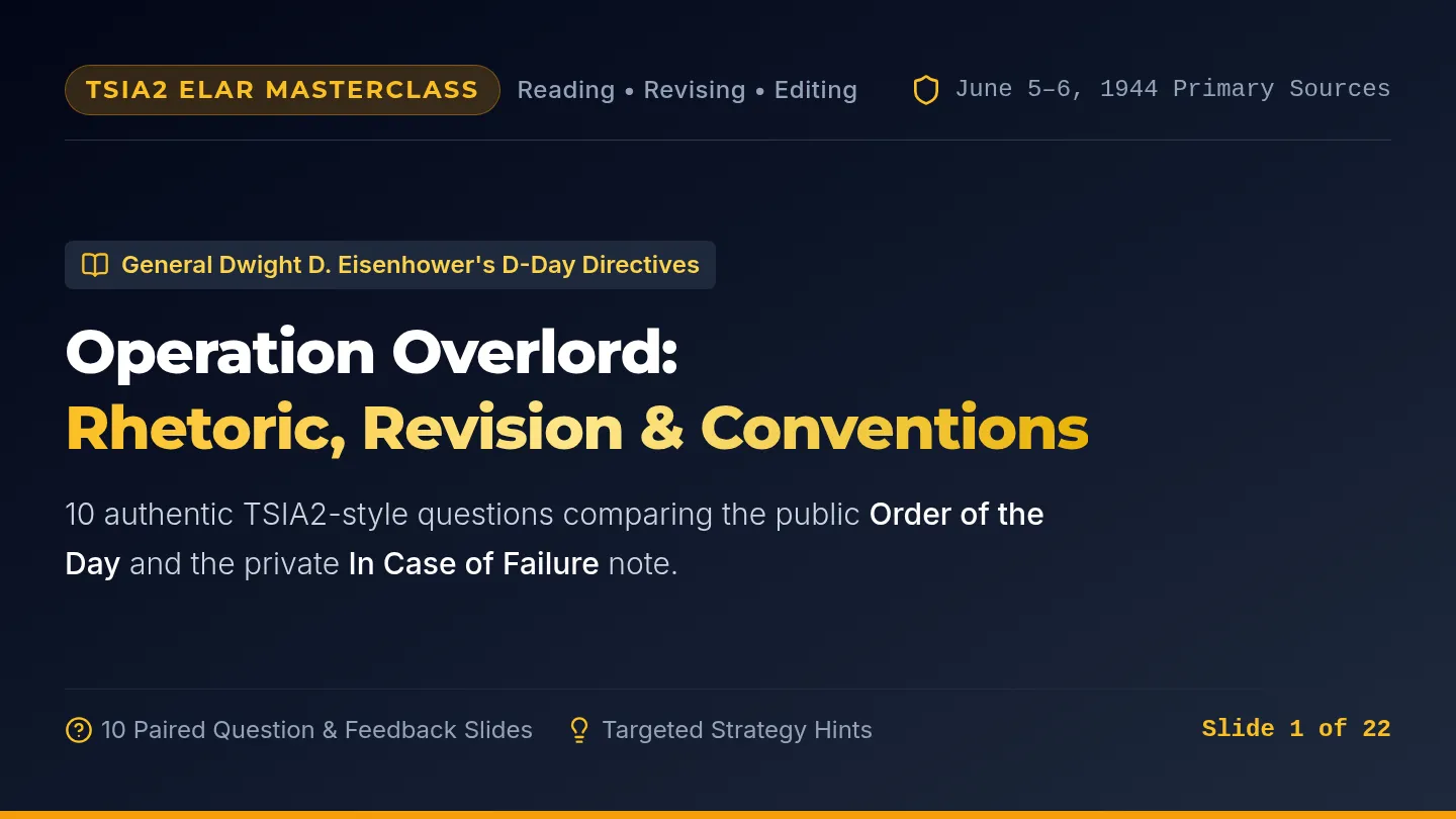 Overlord Rhetoric Slides