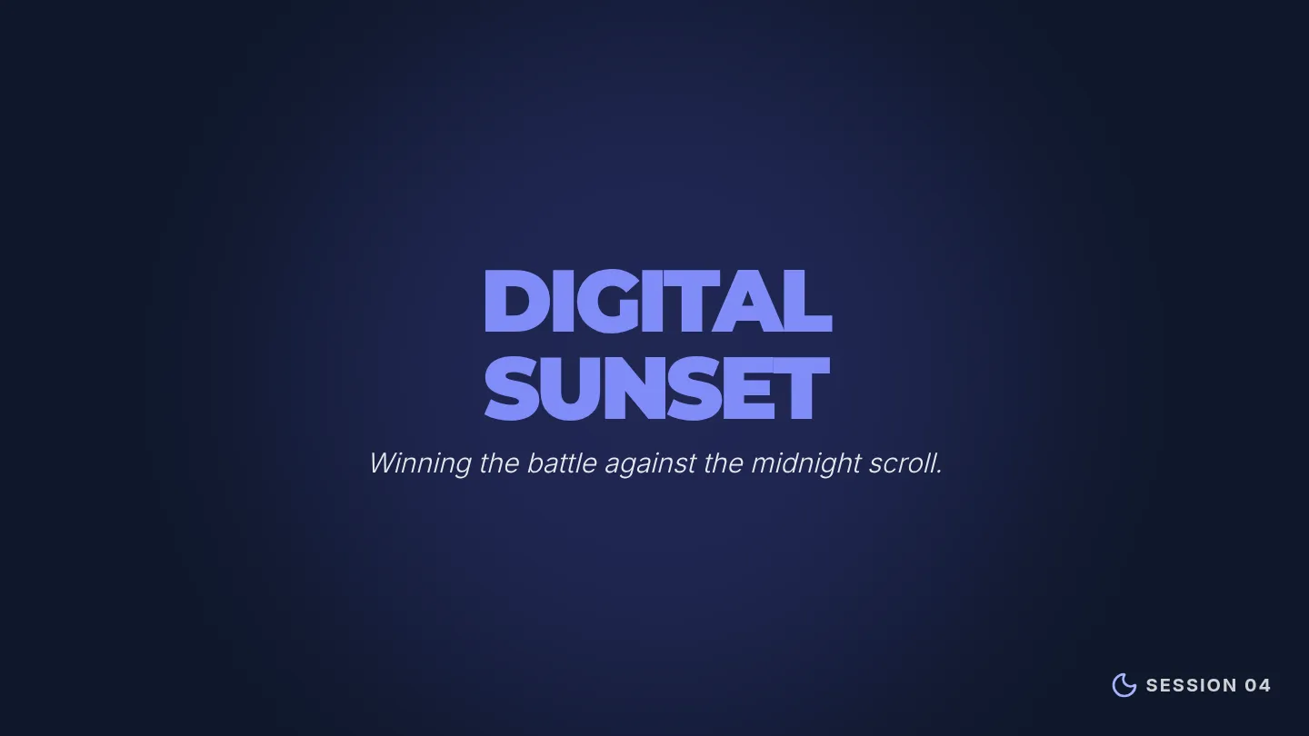 Digital Sunset Slides Revised