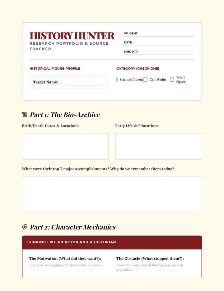 History Hunter Research Guide