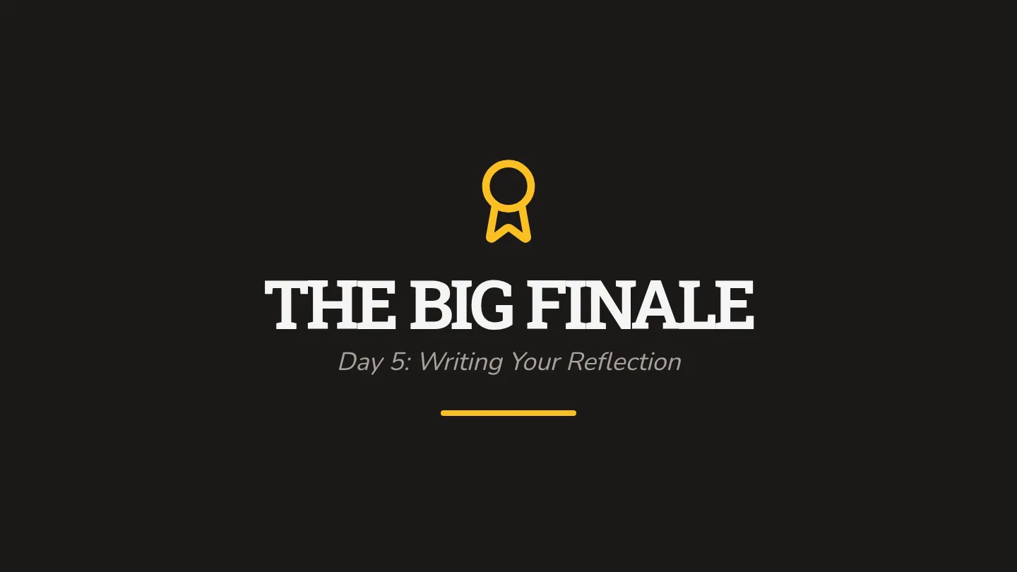 Final Reflection Slides