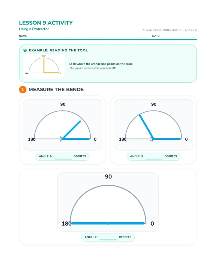 Measuring Tools Worksheet Revised Final