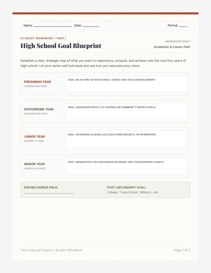 Time Capsule Workbook