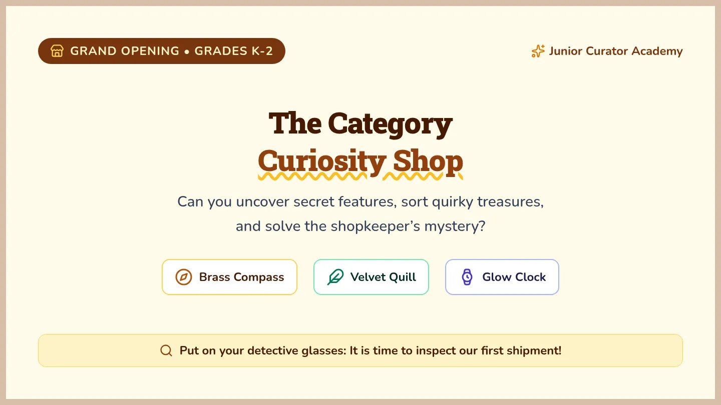 Curiosity Shop Slide Deck