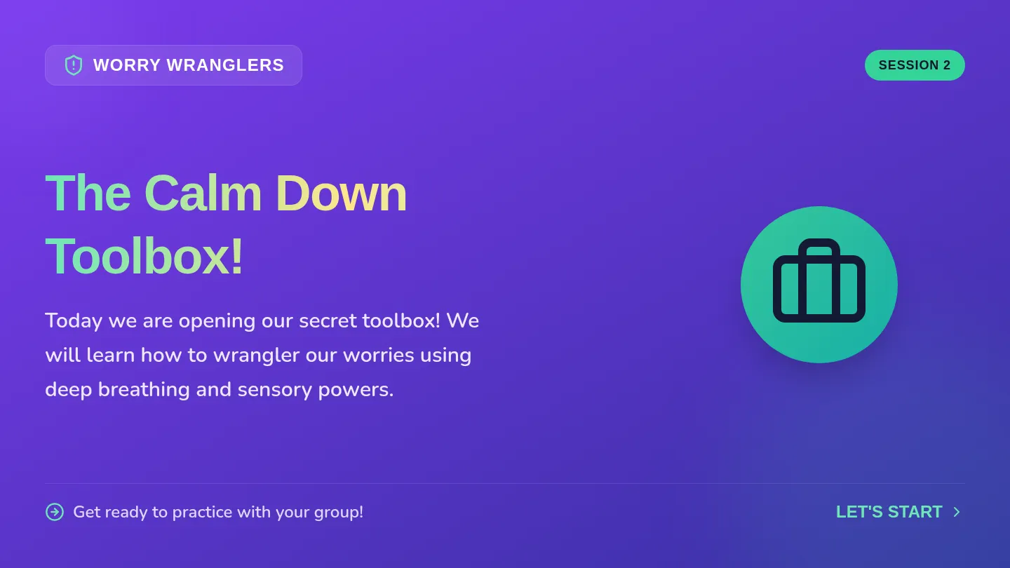 Calm Down Toolbox Slides