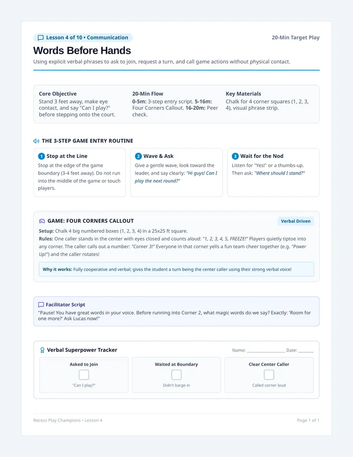 Voice First Lesson Guide