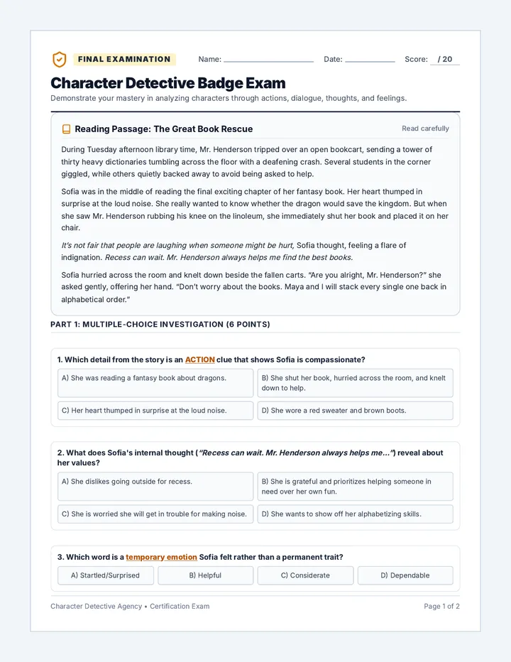 Badge Exam Assessment