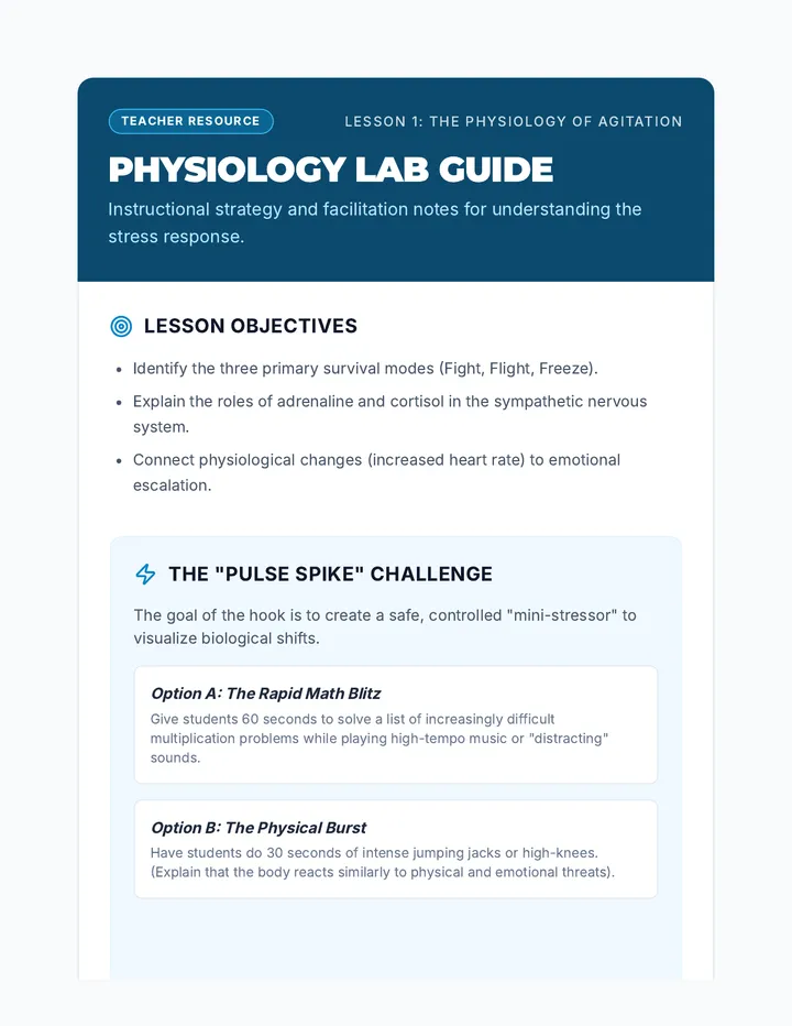 Physiology Lab Teacher Guide