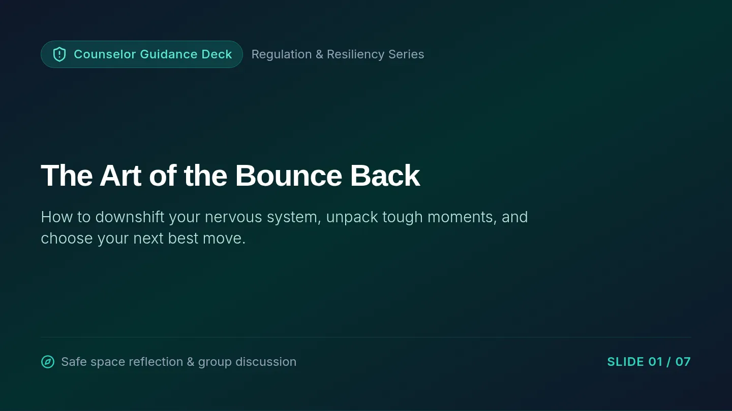 Bounce Back Slides