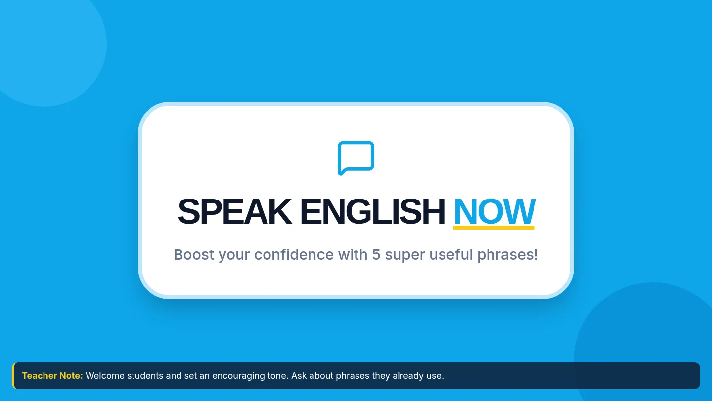 Common Phrases Presentation