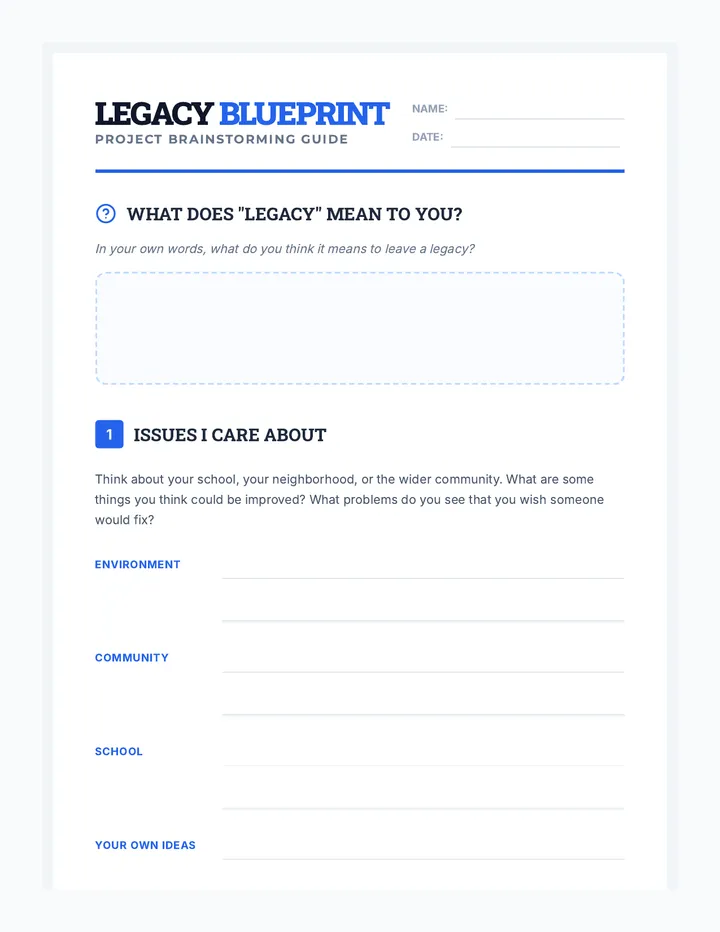 Project Brainstorming Guide