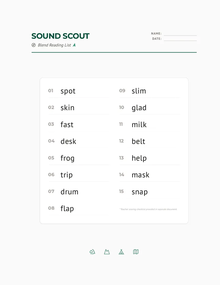 Sound Scout Reading Lists Packet