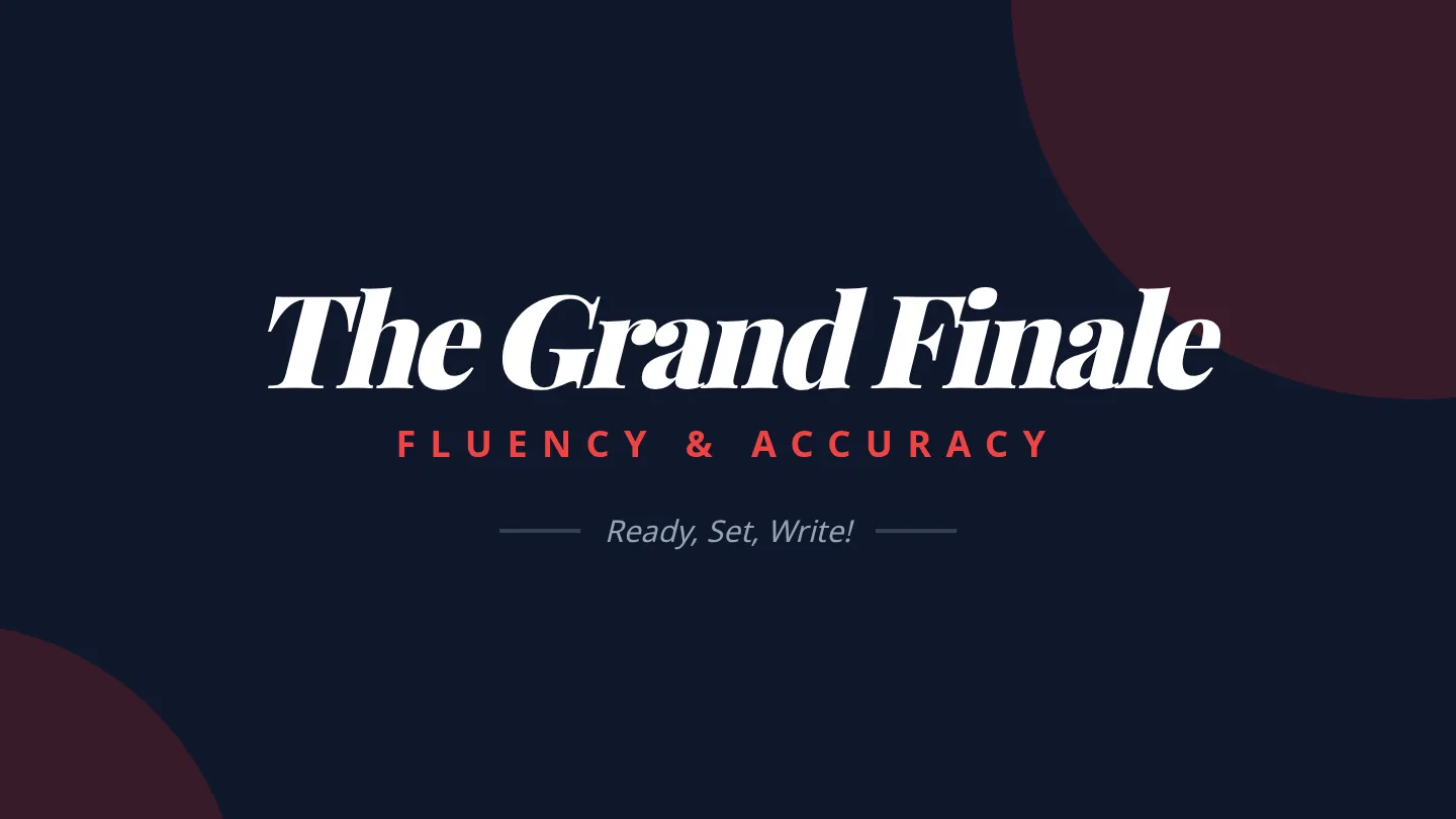 The Grand Finale Slides