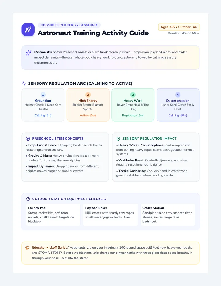 Astronaut Training Activity Guide