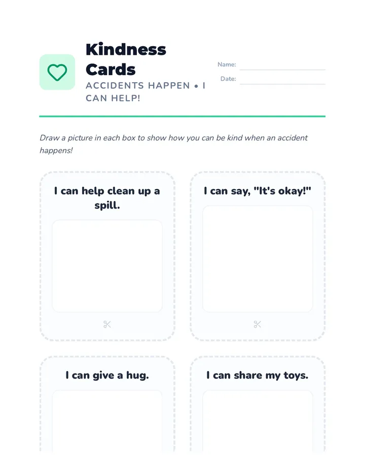 Kindness Cards Activity