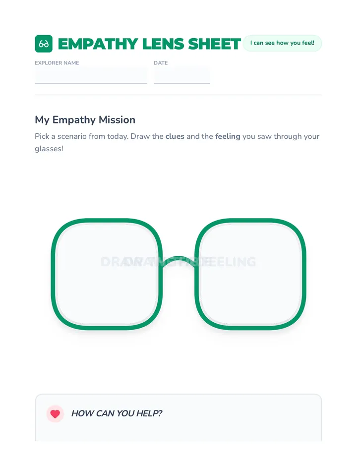 Empathy Lens Sheet