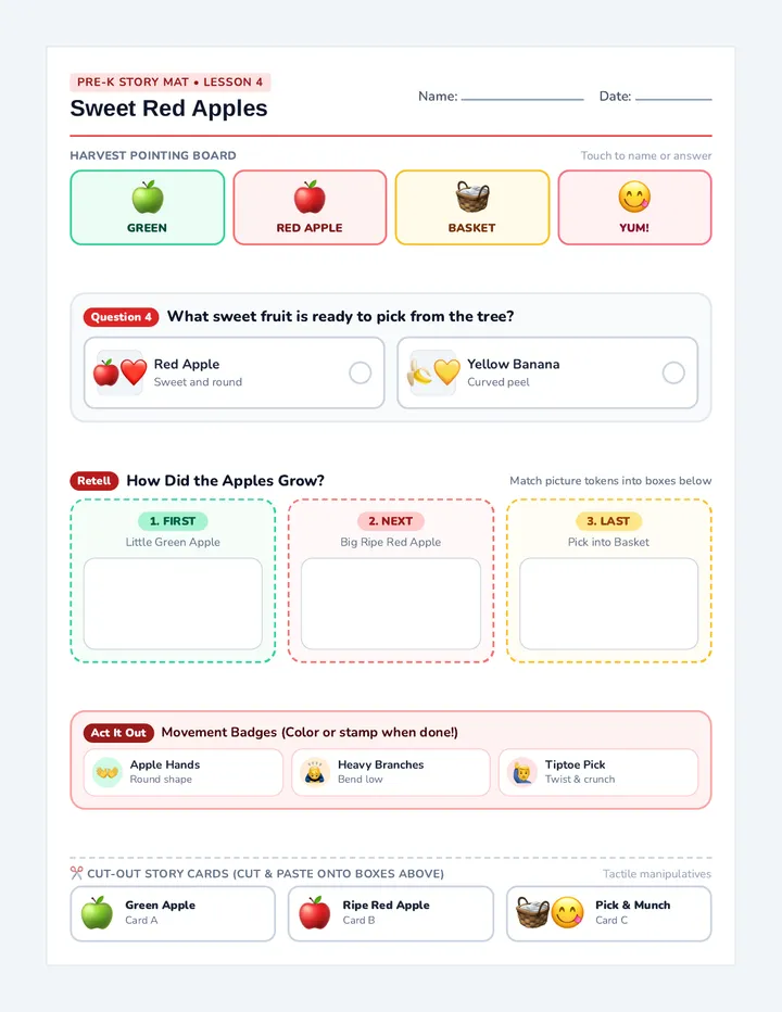 Sweet Apple Picker Mat
