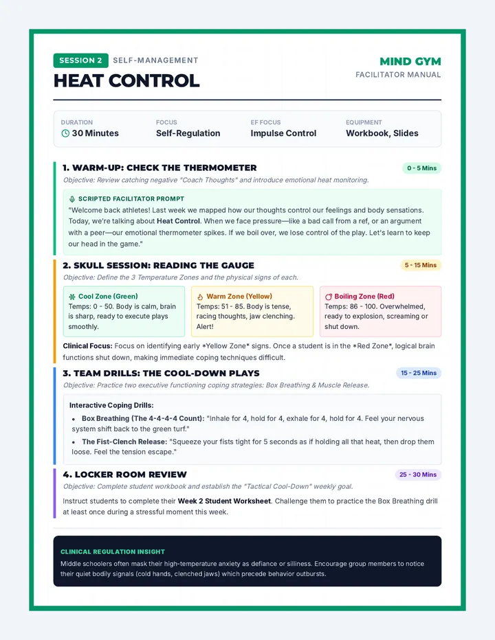 Heat Control Facilitator Guide