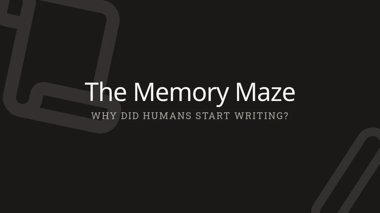Memory Maze Slides
