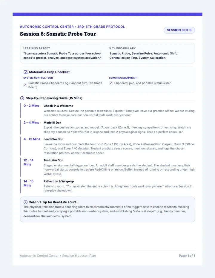 Session 6 Lesson Plan