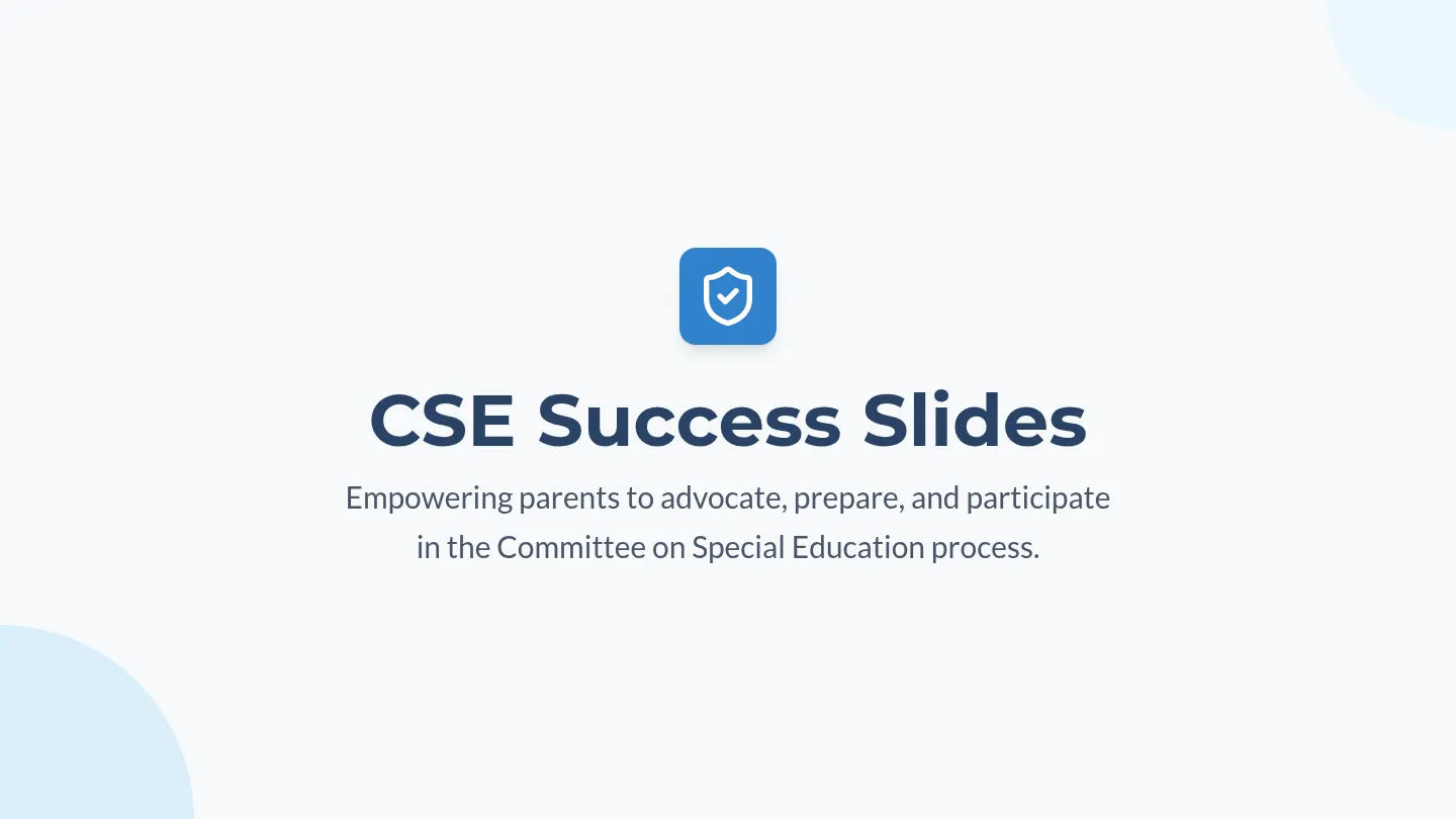 CSE Success Slides