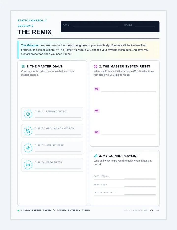 The Remix Blueprint Worksheet