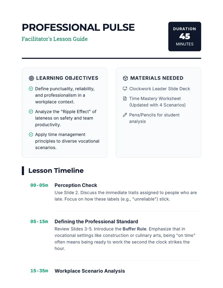 Professional Pulse Guide