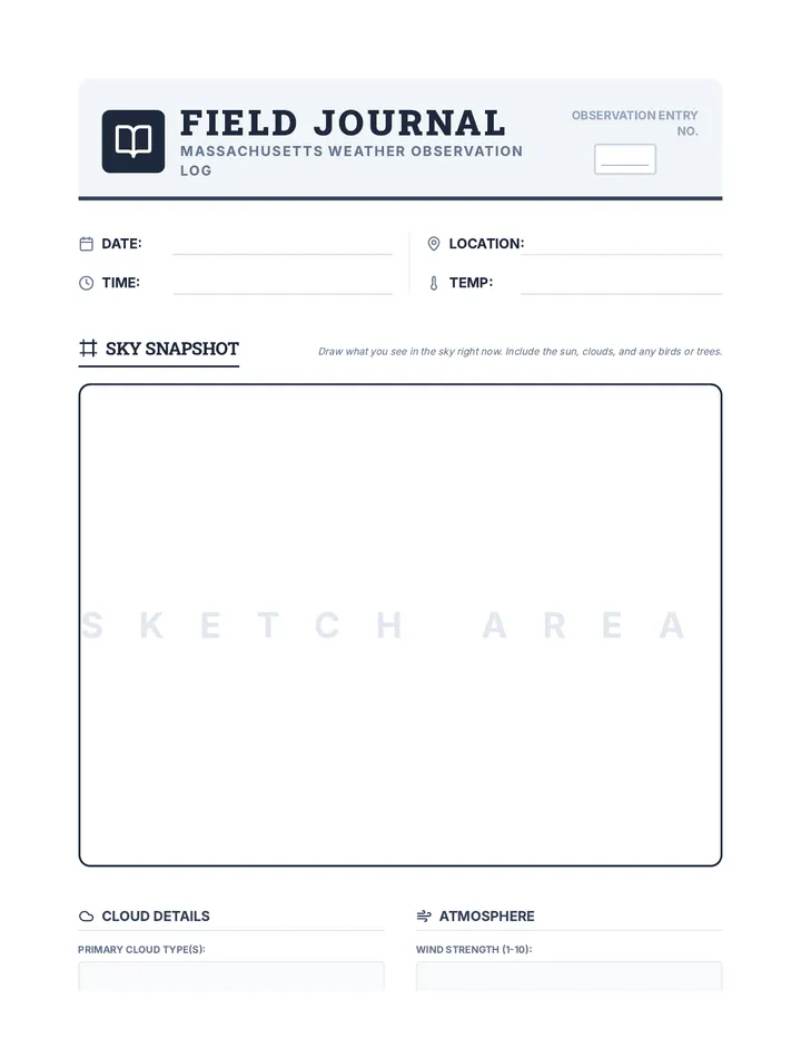 Weather Watcher Journal