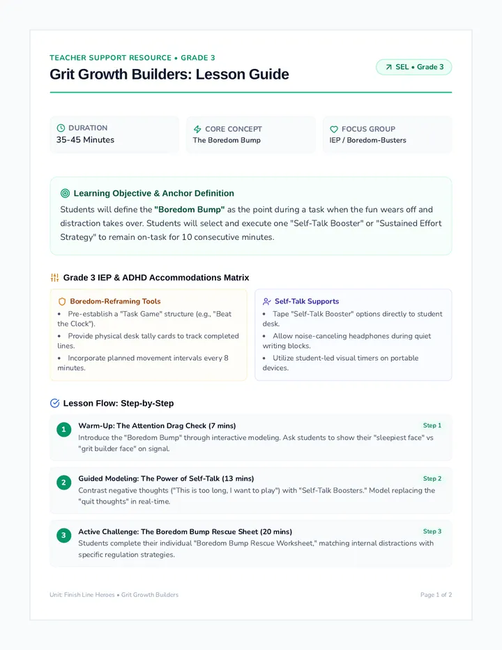 Grit Builder Lesson Guide