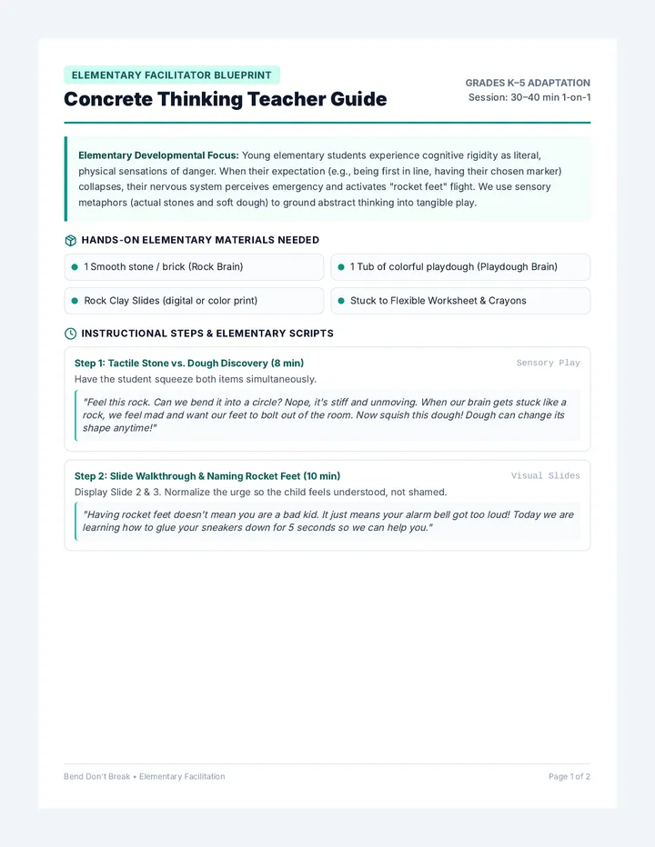 Concrete Thinking Teacher Guide