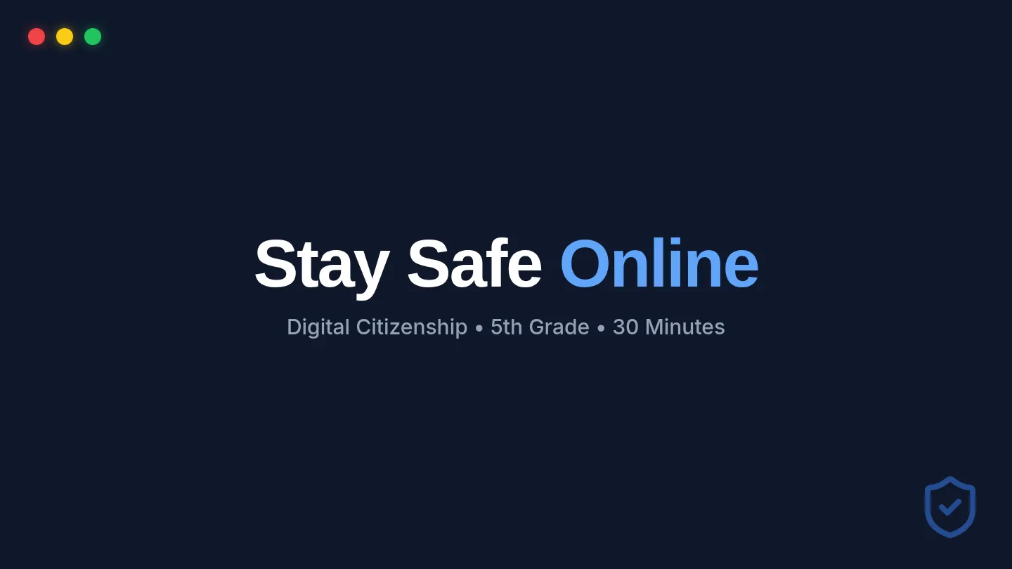 Safe Online Presentation Slides