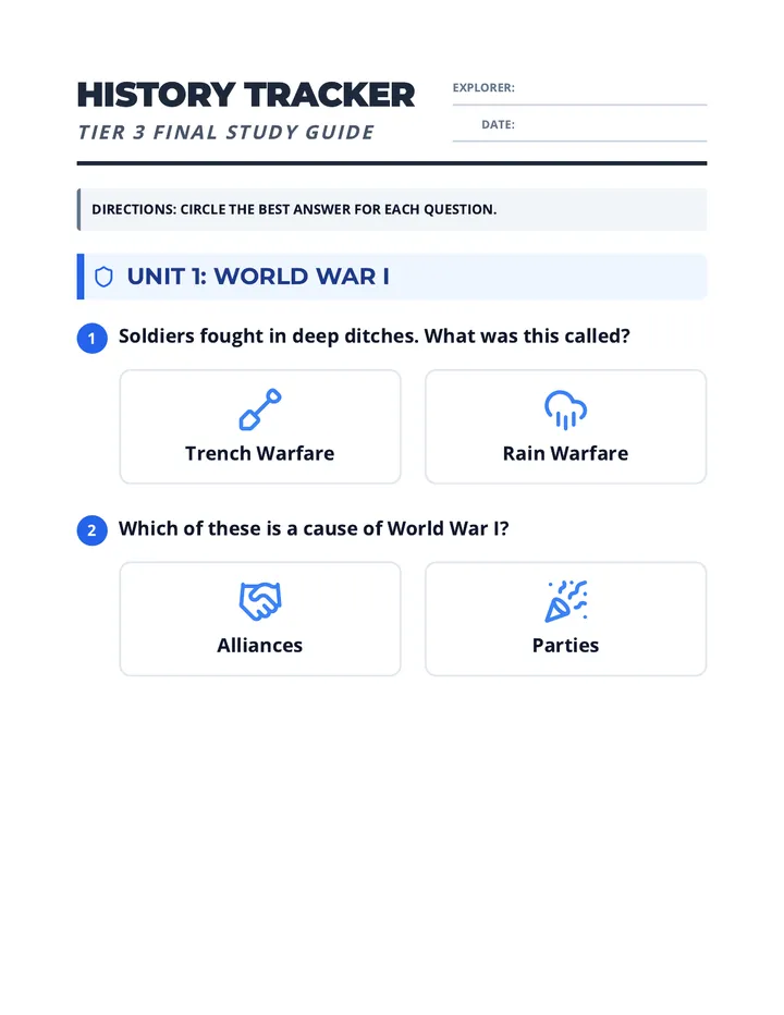 History Tracker Tier 3 Guide