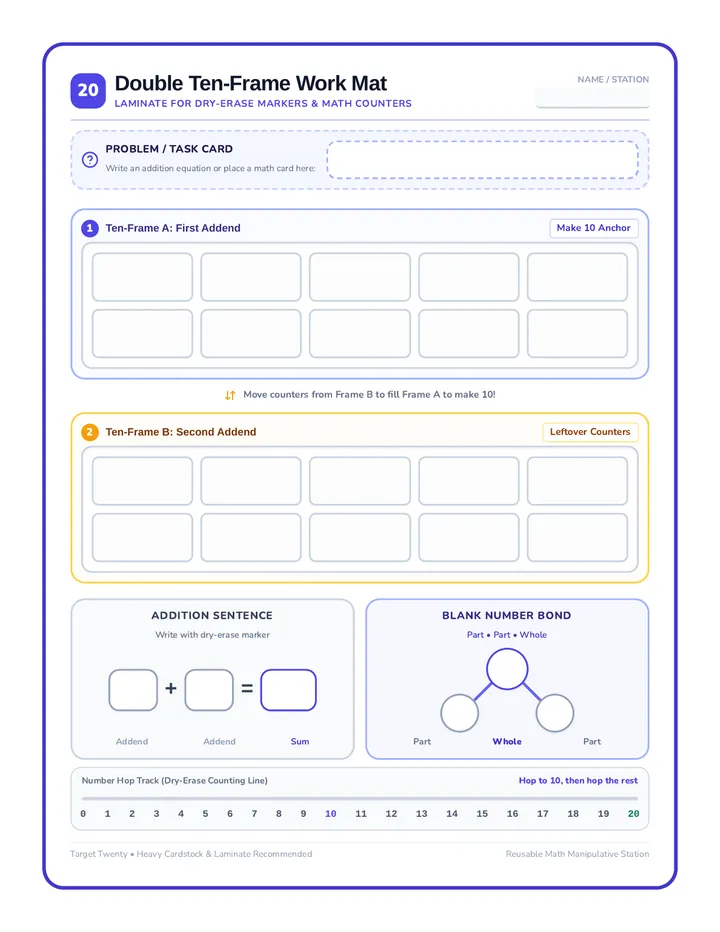 Double Ten Work Mat
