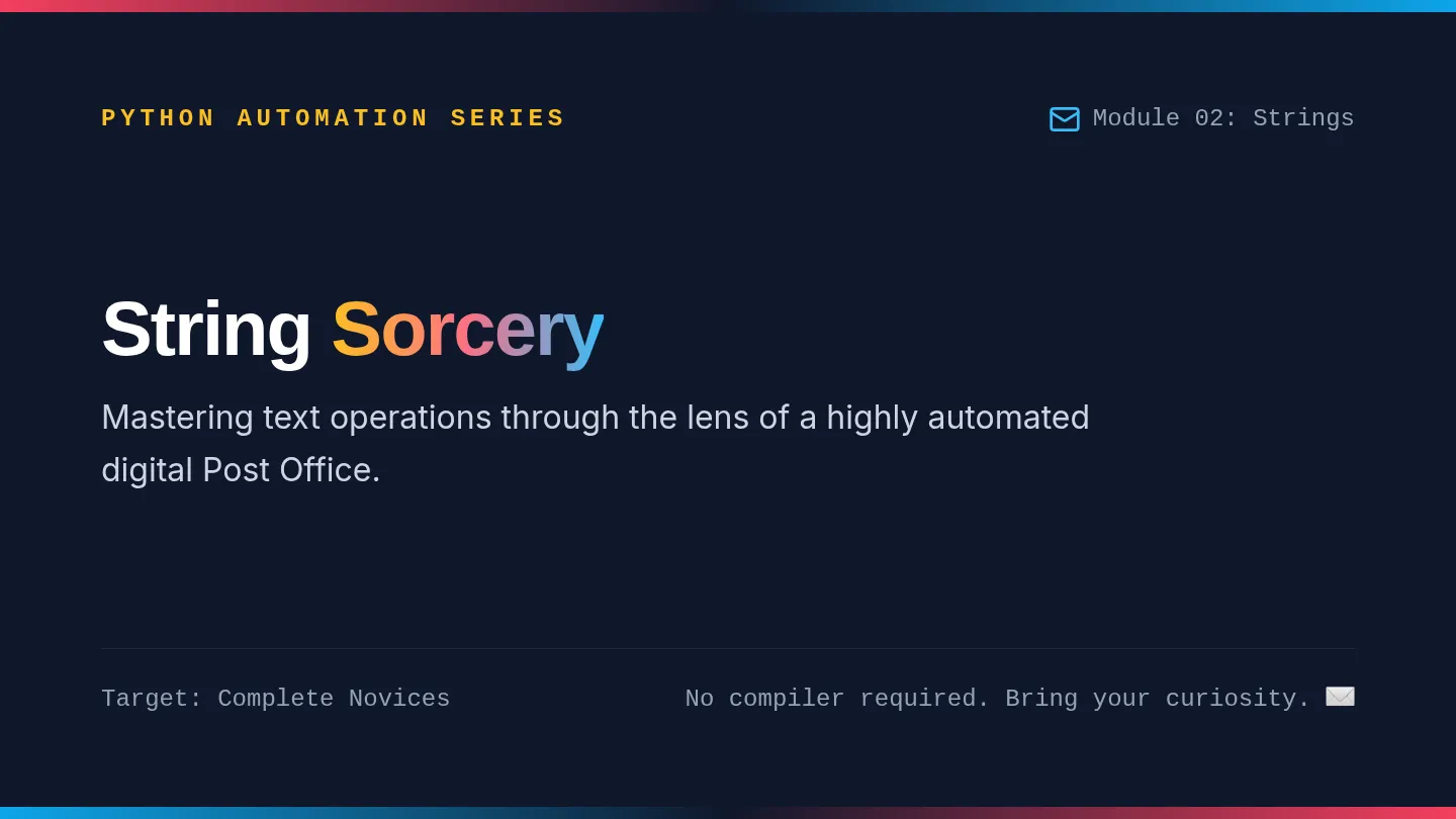String Sorcery Slides