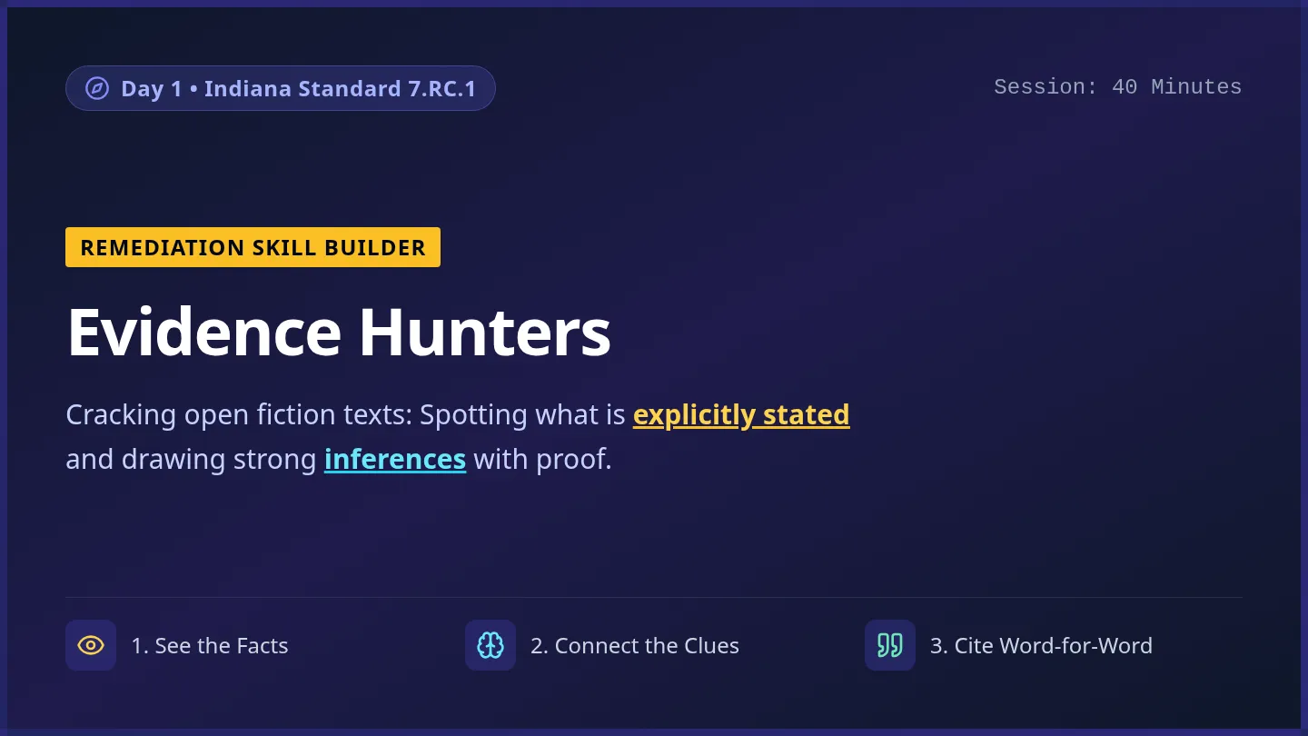 Evidence Hunters Slides
