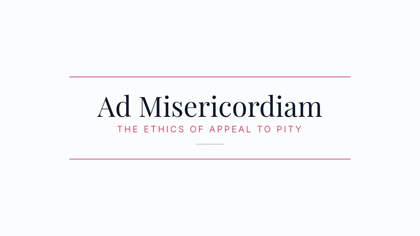 Pity Ethics Slides