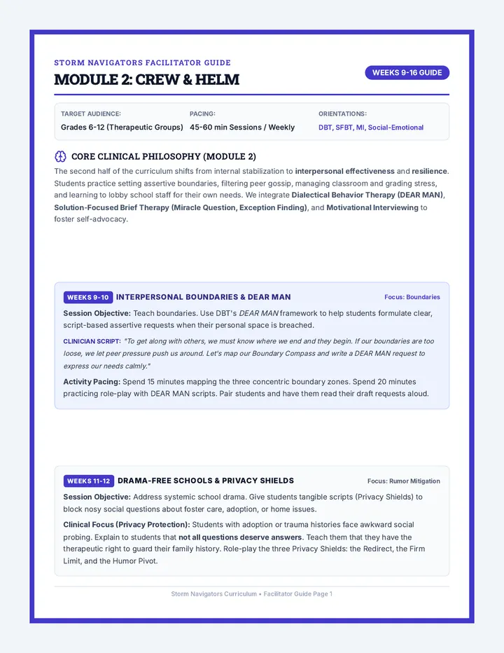 Crew and Helm Guide