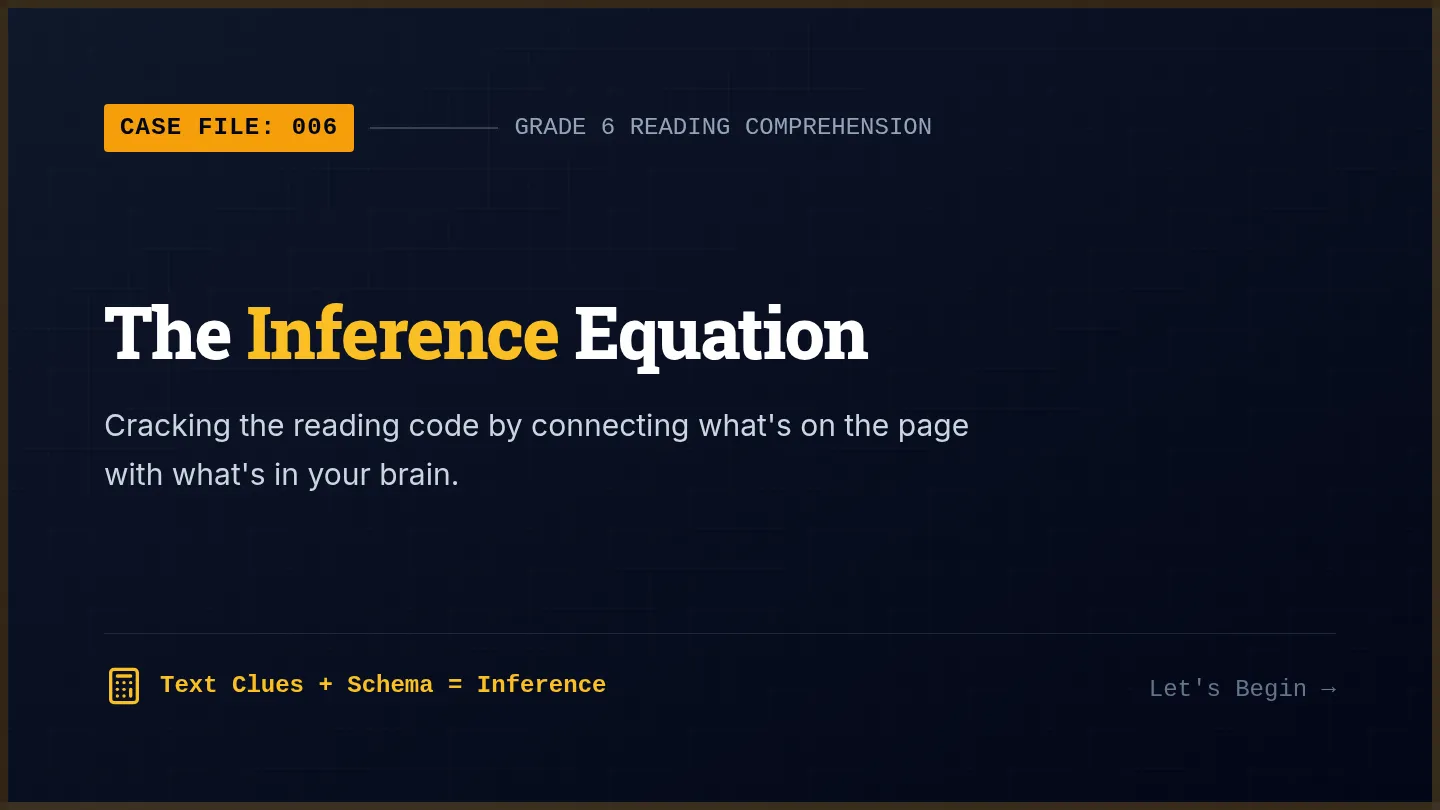 Inference Equation Slides