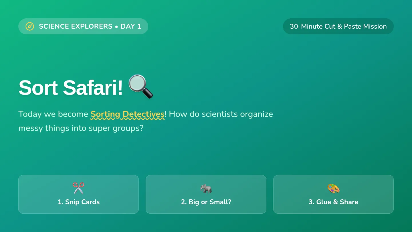 Sort Safari Slides