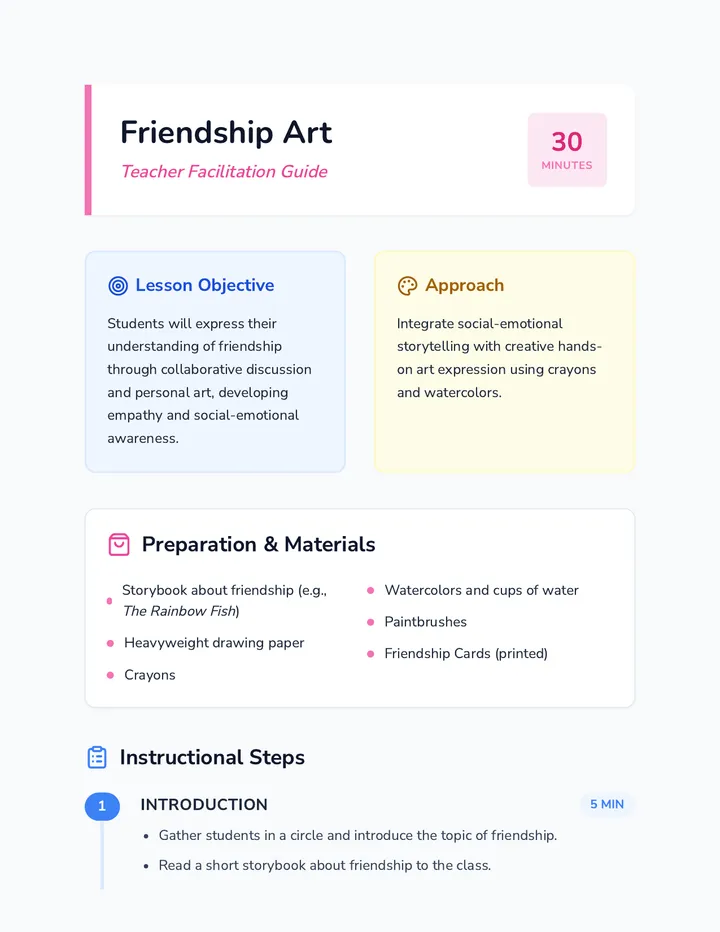 Object Lesson About Friends Friendship and Art • Lesson • Lenny.com