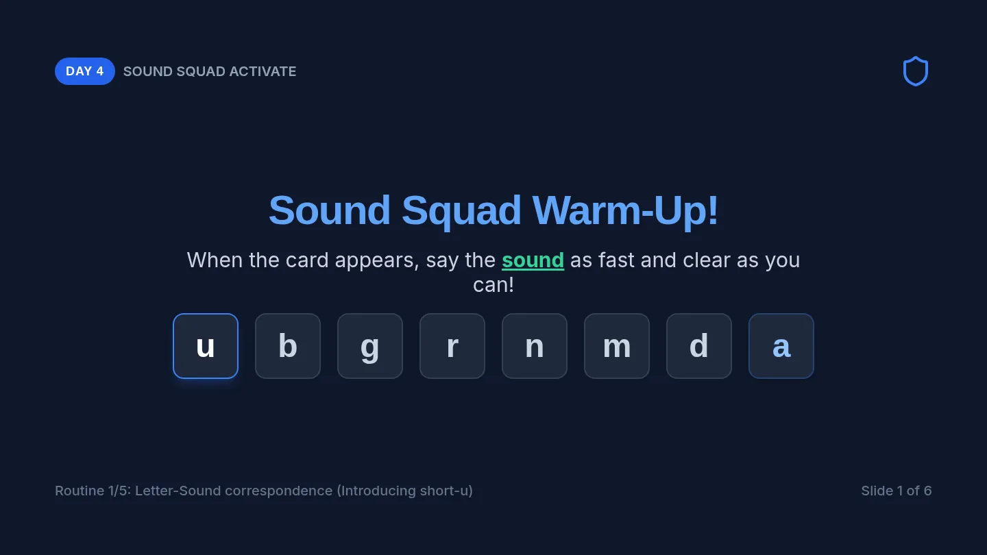 Short U Slides