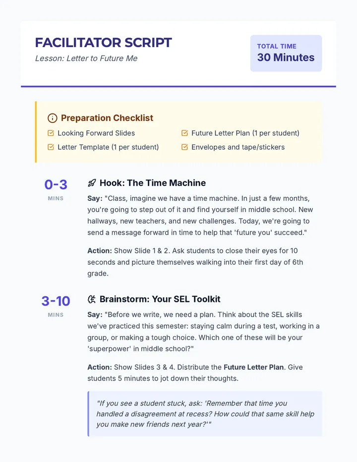 Facilitator Script