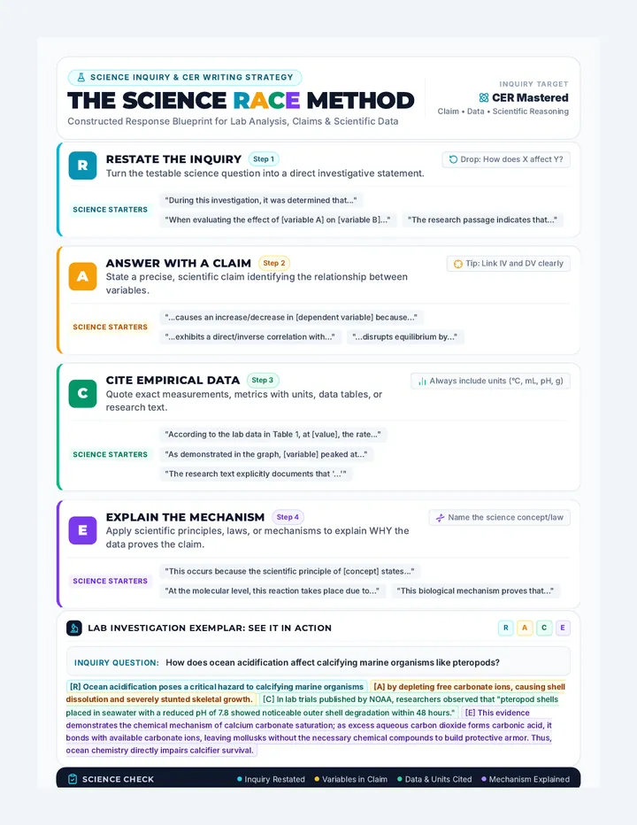 RACE Science Writing Poster