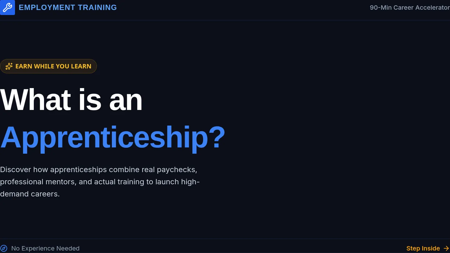 What is an Apprenticeship Slides
