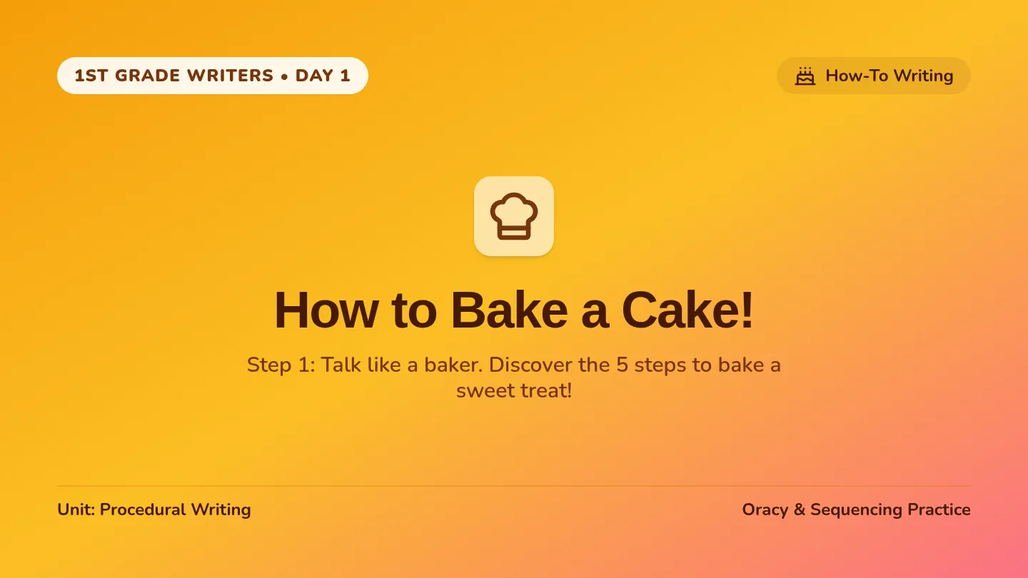 Baking Steps Slides