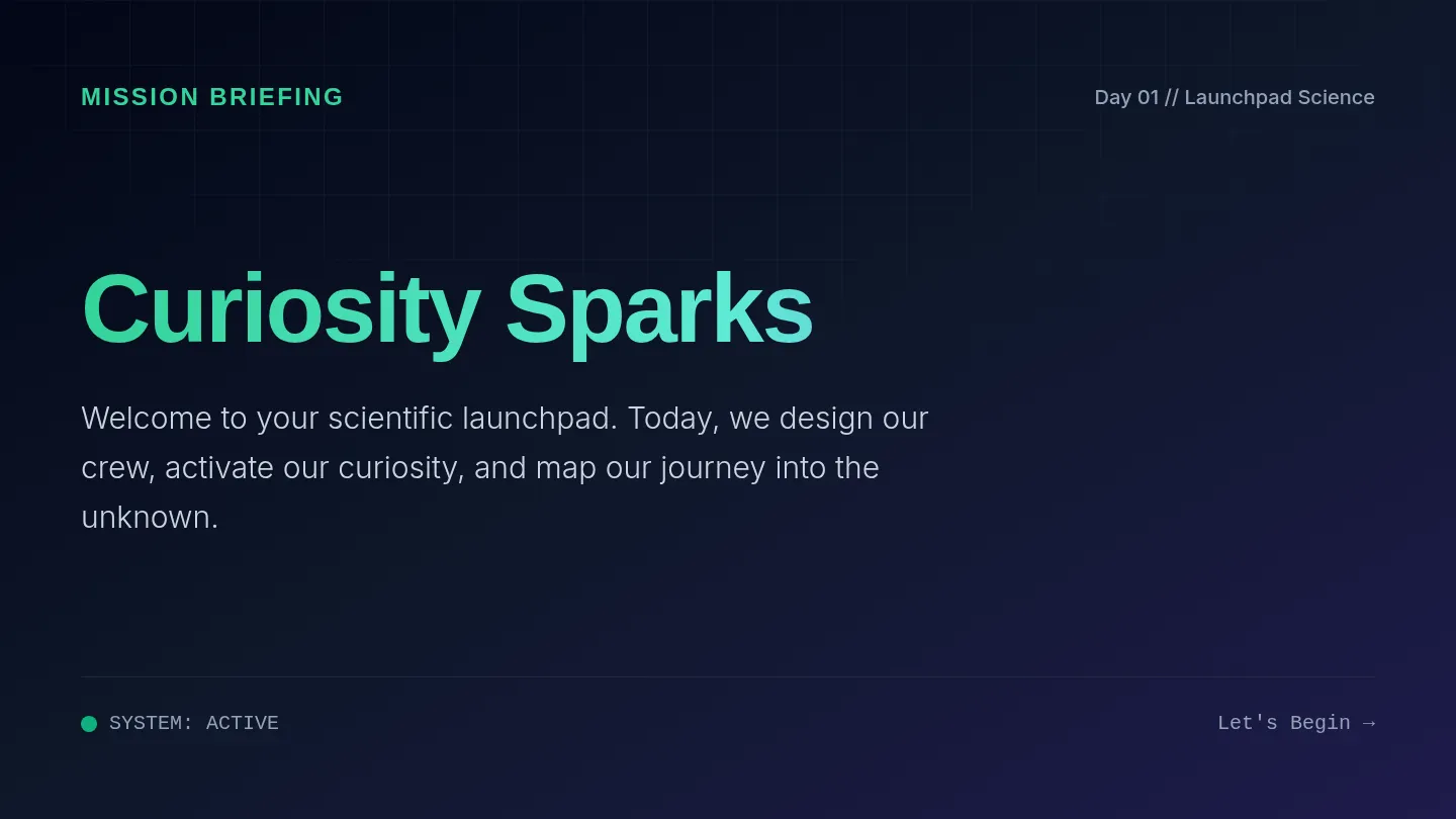 Curiosity Sparks Slides