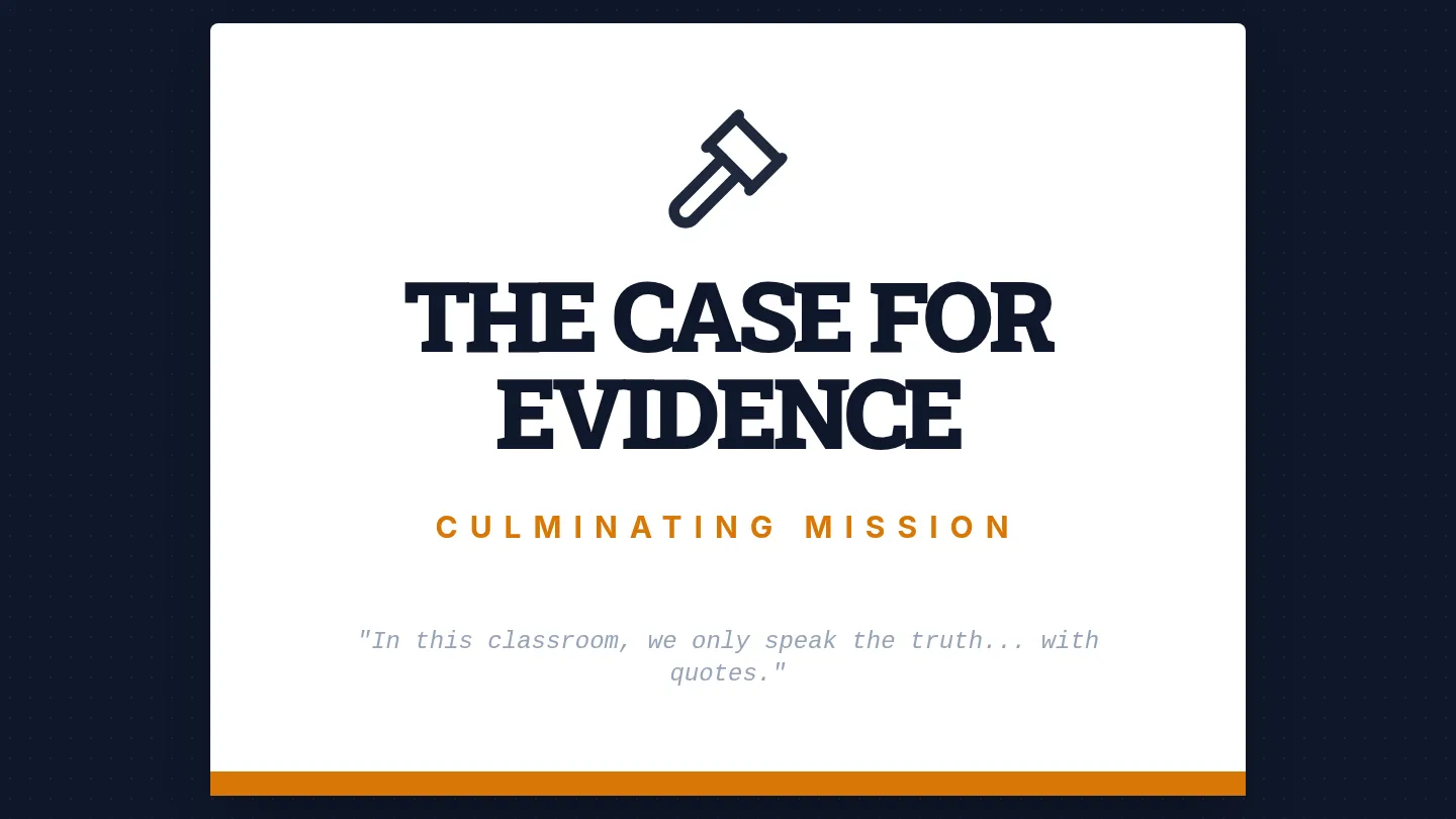 Evidence Lawyer Slides