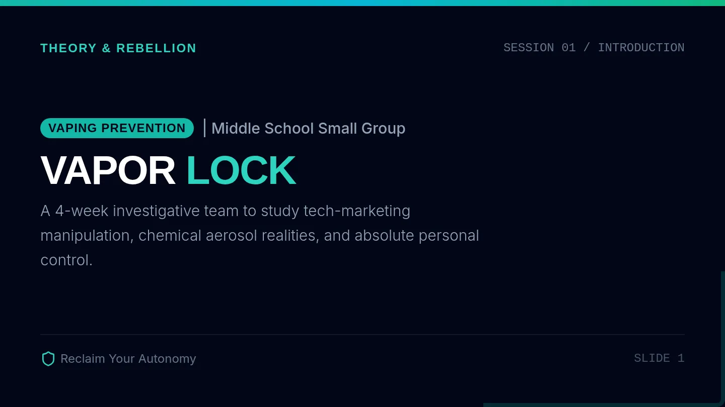 Vapor Lock Slides