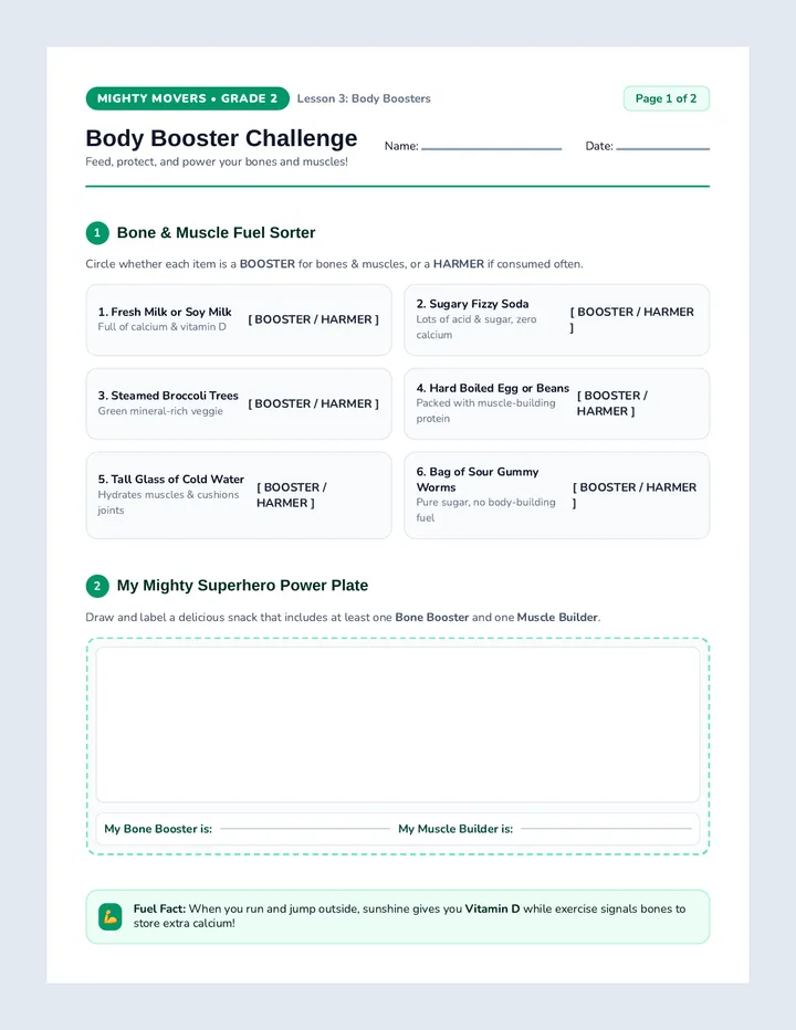 Body Booster Challenge